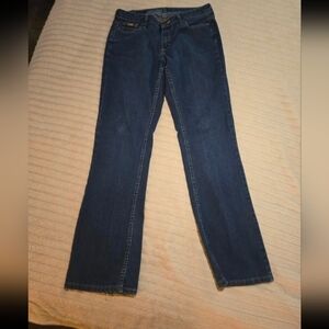 Riders by Lee Women's Bootcut Denim 5 Pocket Jeans Size 12L Dark Wash